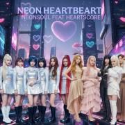 Capa do Single/EP "Neon Heartbeart (feat. Heartscore)", de Neonsoul