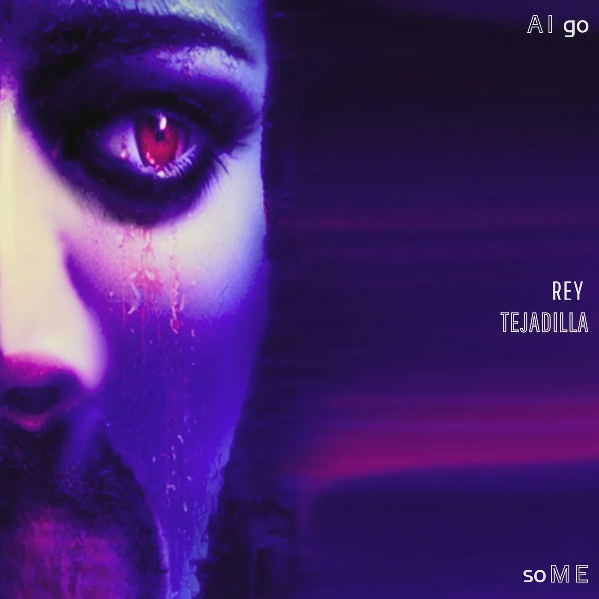 Portada del álbum "AIgo soME", de Rey Tejadilla