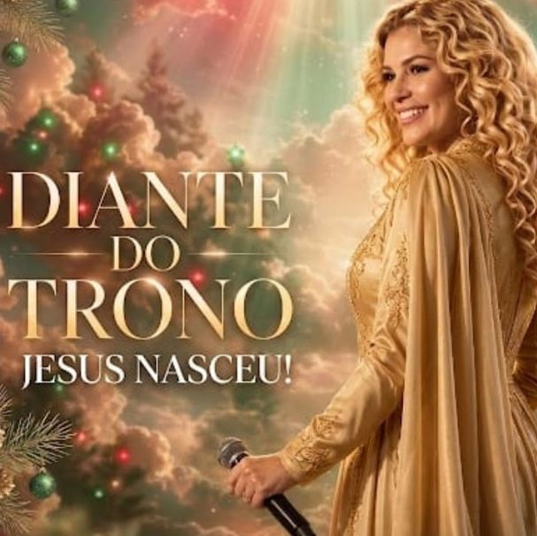 Capa do álbum "Diante do Trono Jesus Nasceu", de Magnus Crdz