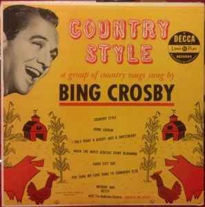 Country Style - Bing Crosby | Cifra Club