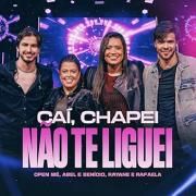 Capa do Single/EP "Caí, Chapei, Não Te Liguei (part. Abel e Benício) (Ao Vivo)", de Rayane & Rafaela