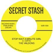 Capa do Single/EP "Stop Wait A Minute Girl B/W Whatcha Gonna Do", de The Valdons