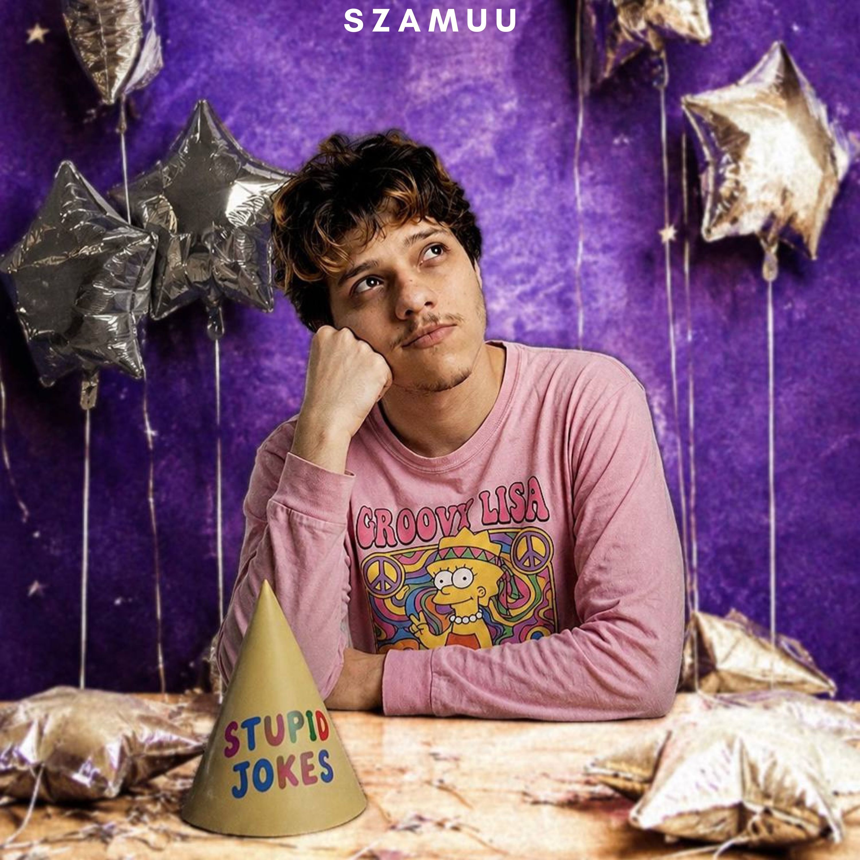Portada del álbum "Stupid Jokes", de SZAMUU