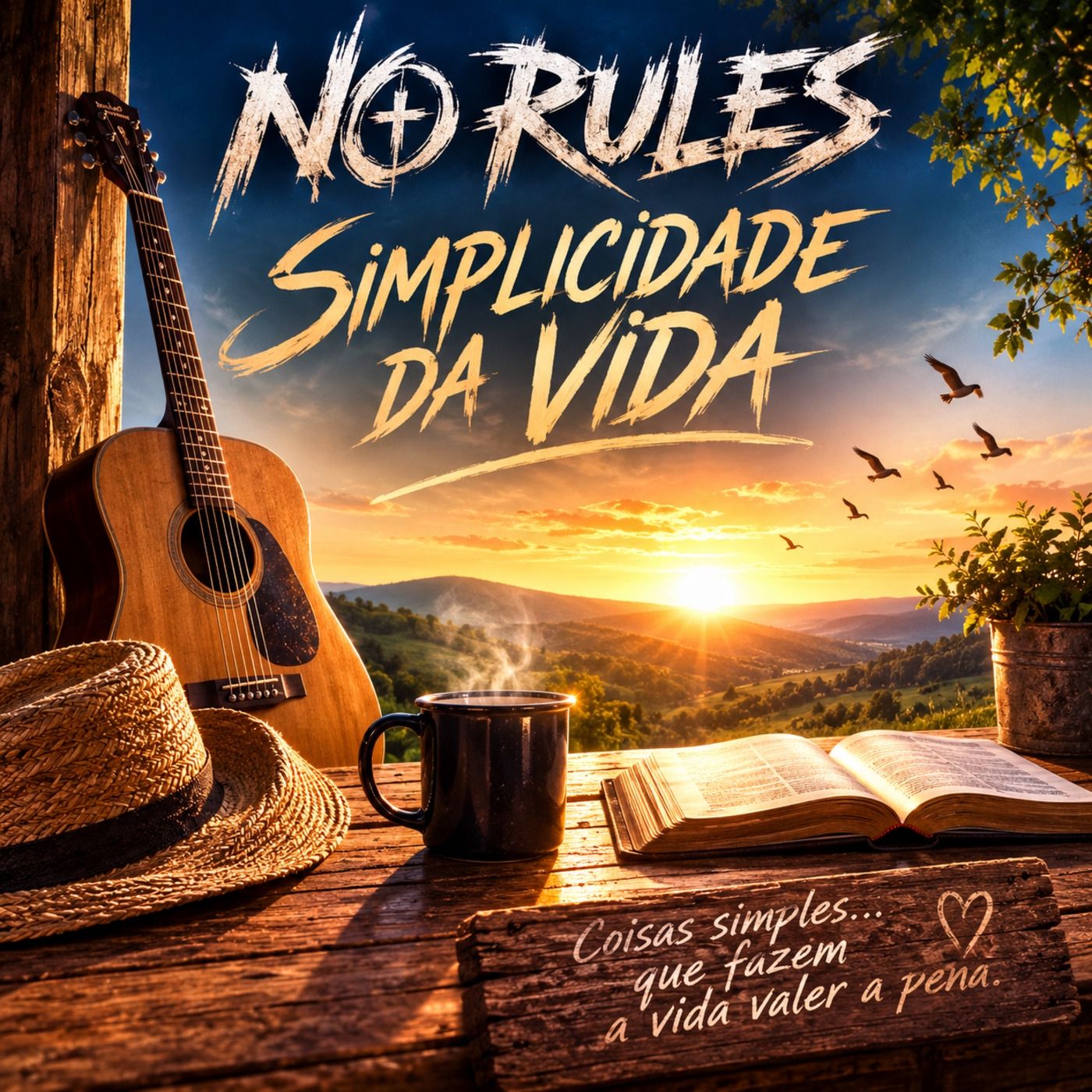 Capa do álbum "Simplicidade da Vida", de No Rules