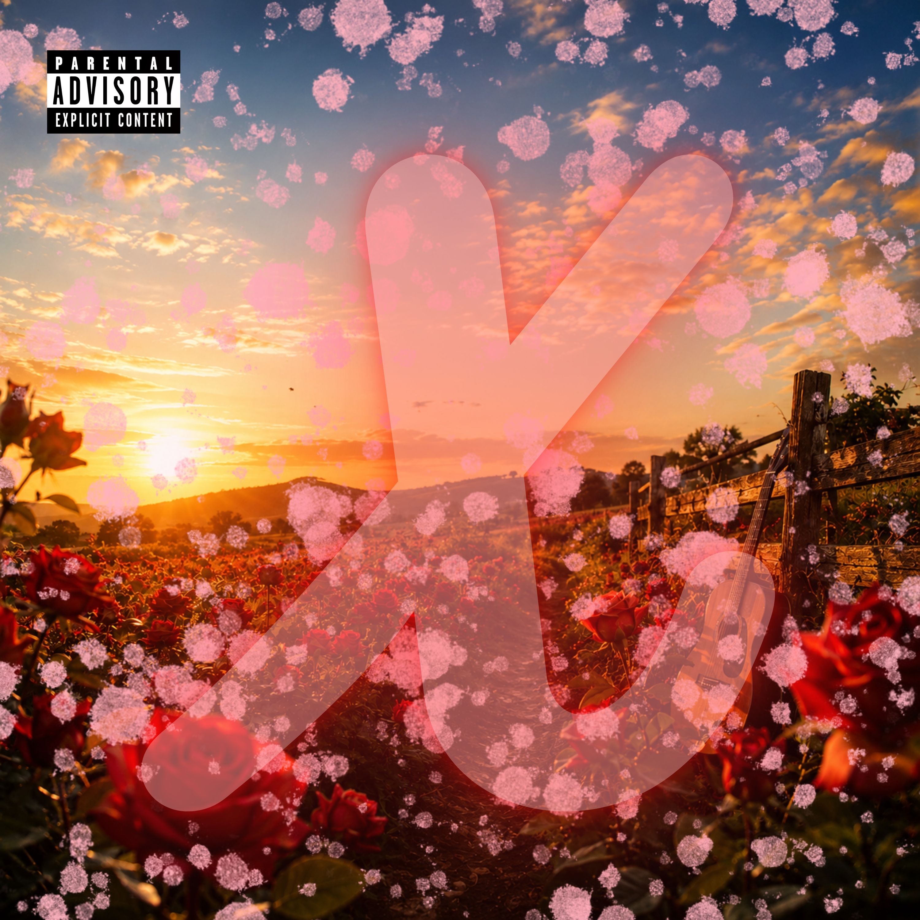 Capa do álbum "Campo de Rosas (X)", de Mattheus Oliveira
