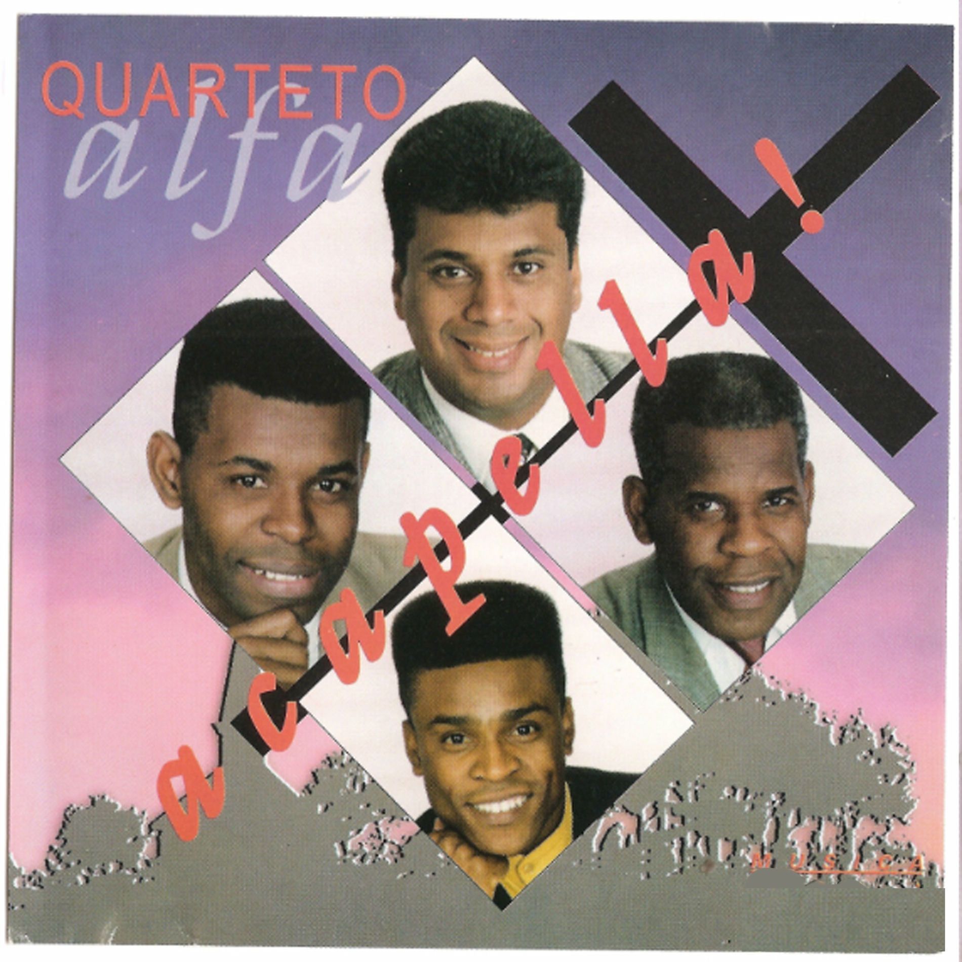 Capa do álbum "Acapella!", de Quarteto Alfa