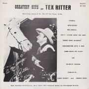 Greatest Hits By Tex Ritter}