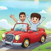 Portada de Álbum "Um dia de Criança", de Dougllas Inacio