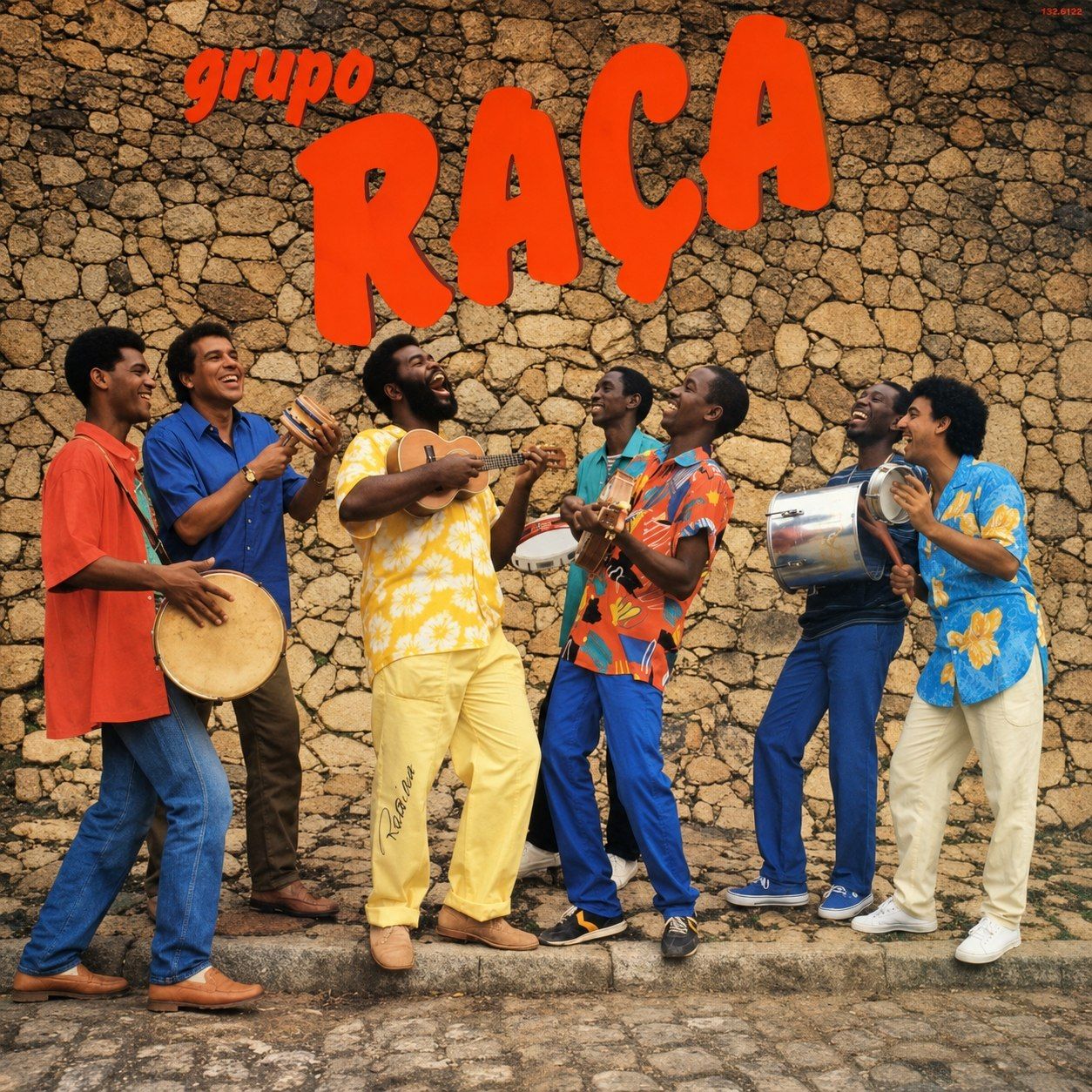Capa do álbum "Grupo Raça (1987)", de Raça