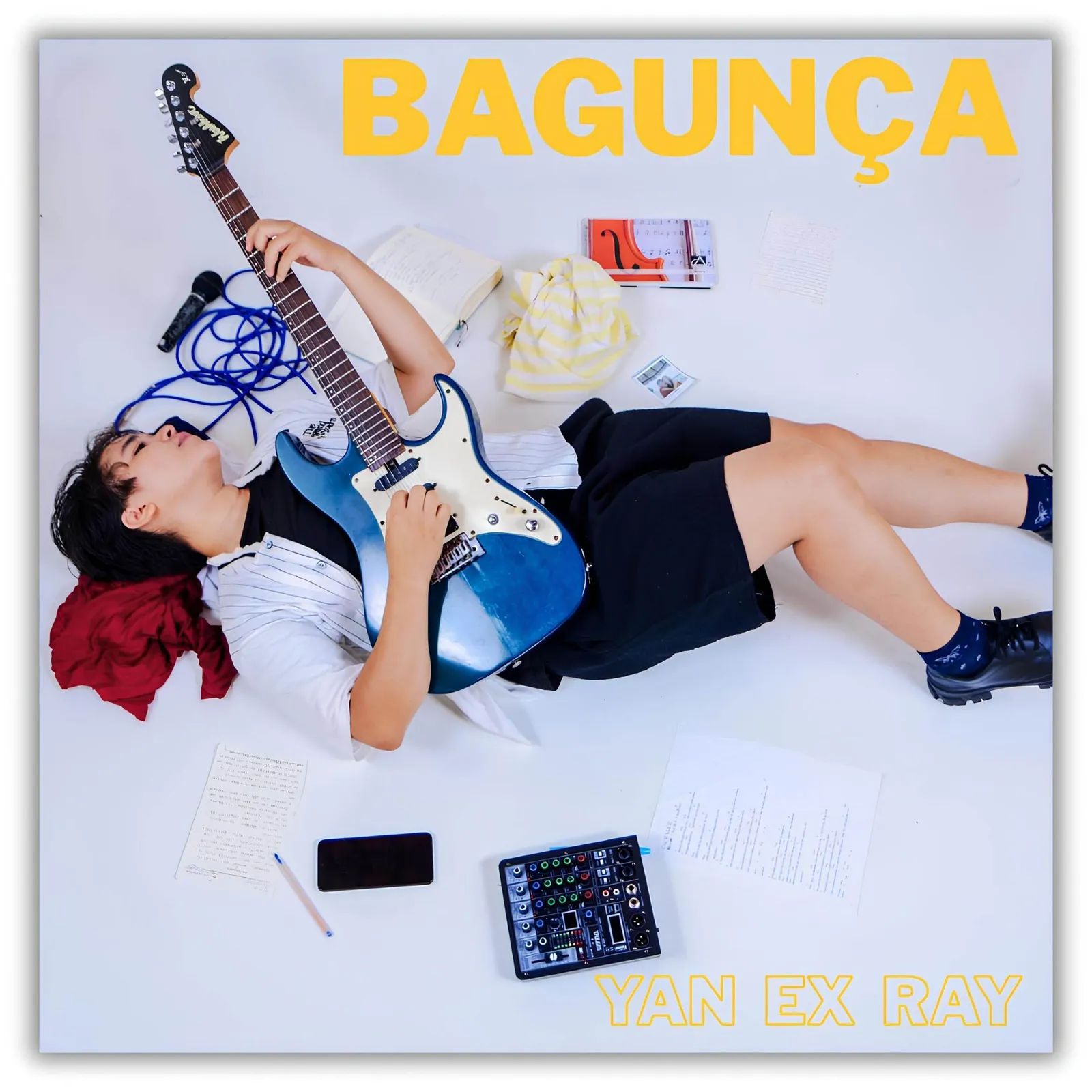 Capa do álbum "BAGUNÇA", de YAN EX RAY