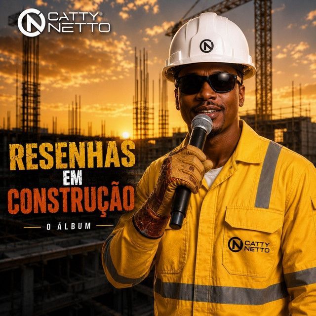 Capa do álbum "Resenhas em Construçao", de Catty Netto