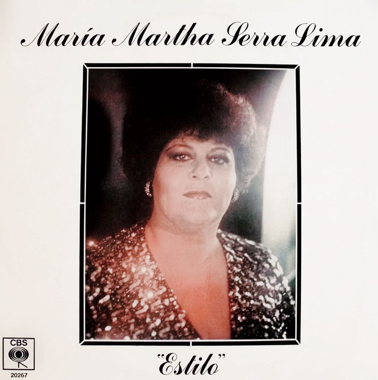 Portada del álbum "Estilo", de María Martha Serra Lima
