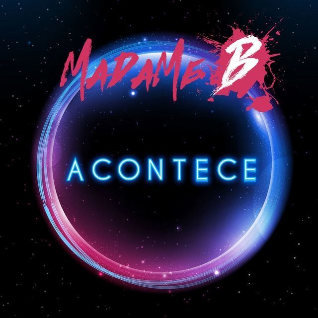 Capa do álbum "Acontece", de Madame B.