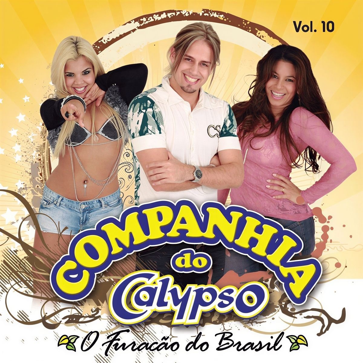 Capa do álbum "Vol. 10", de Companhia do Calypso