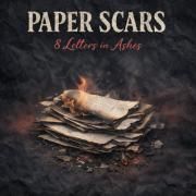 Capa do Single/EP "8 Letters in Ashes", de Paper Scars