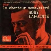 Capa do Single/EP "Le Chanteur sous-titré", de Boby Lapointe