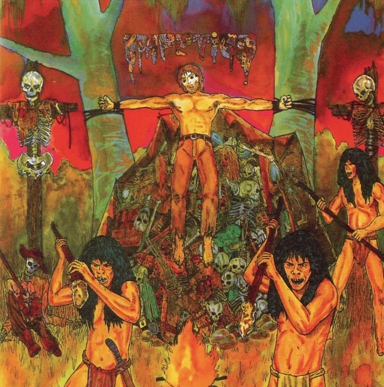 Capa do álbum "Ultimo Mondo Cannibale", de Impetigo