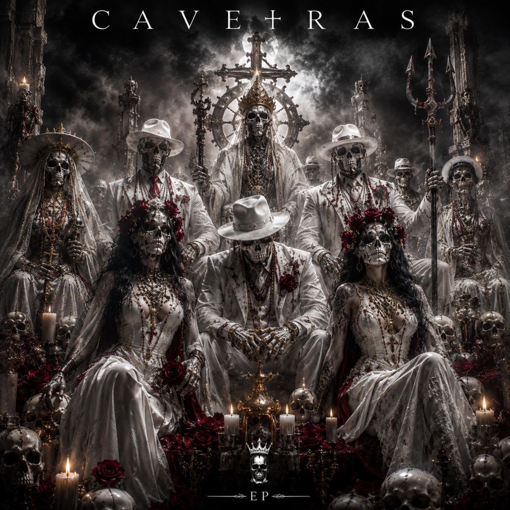 Capa do álbum "CAVEIRAS", de Sangue da Tradição