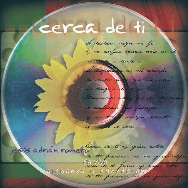 Capa do álbum "Cerca de Ti", de Jesús Adrián Romero