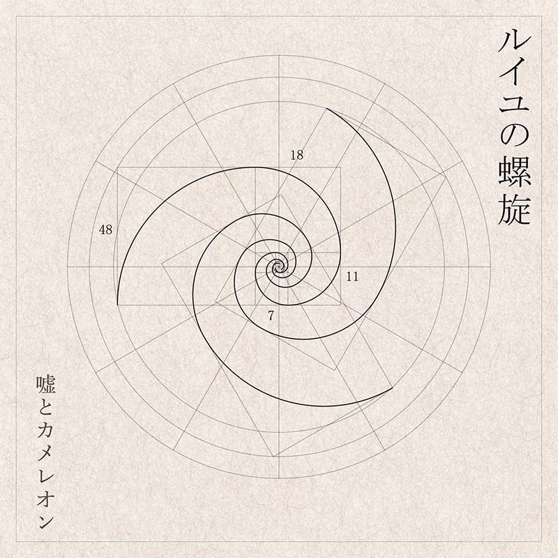 Capa do álbum "L'oeil no rasen", de Lie And A Chameleon
