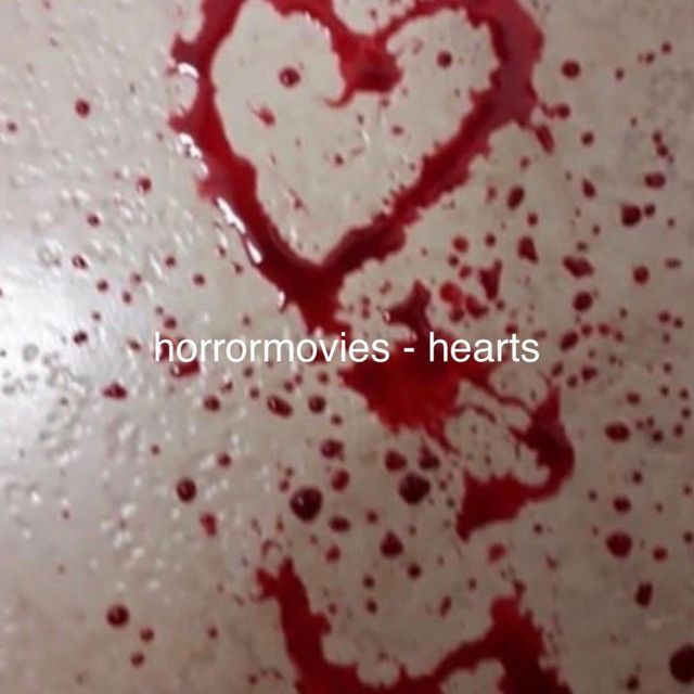 Portada del álbum "hearts", de horrormovies