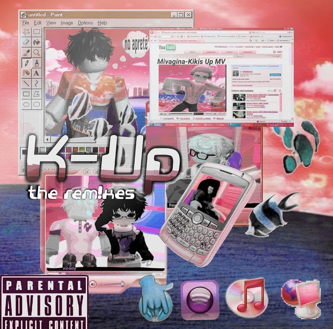 Portada del álbum "K-Up (The Rem!xes)", de Kinky Up