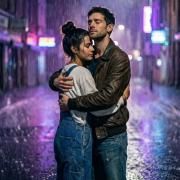 Capa do Single/EP "Stay Through The Night", de Neon Fade Society