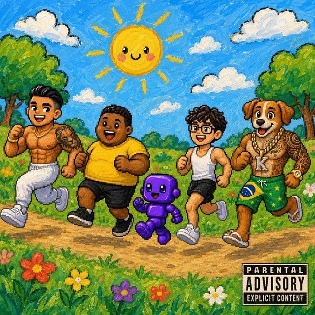Capa do álbum "ativim", de Robozinho Flip