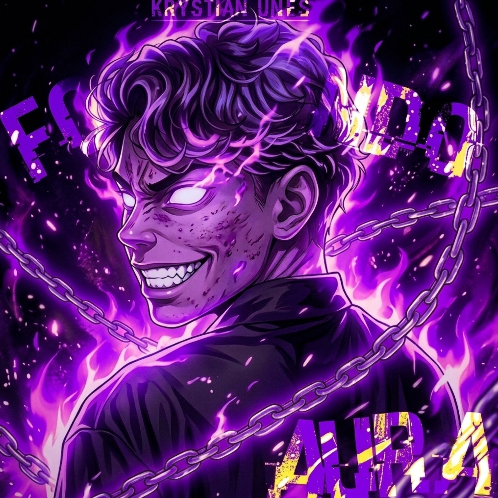 Capa do álbum "FORMANDO AURA", de Flufynho