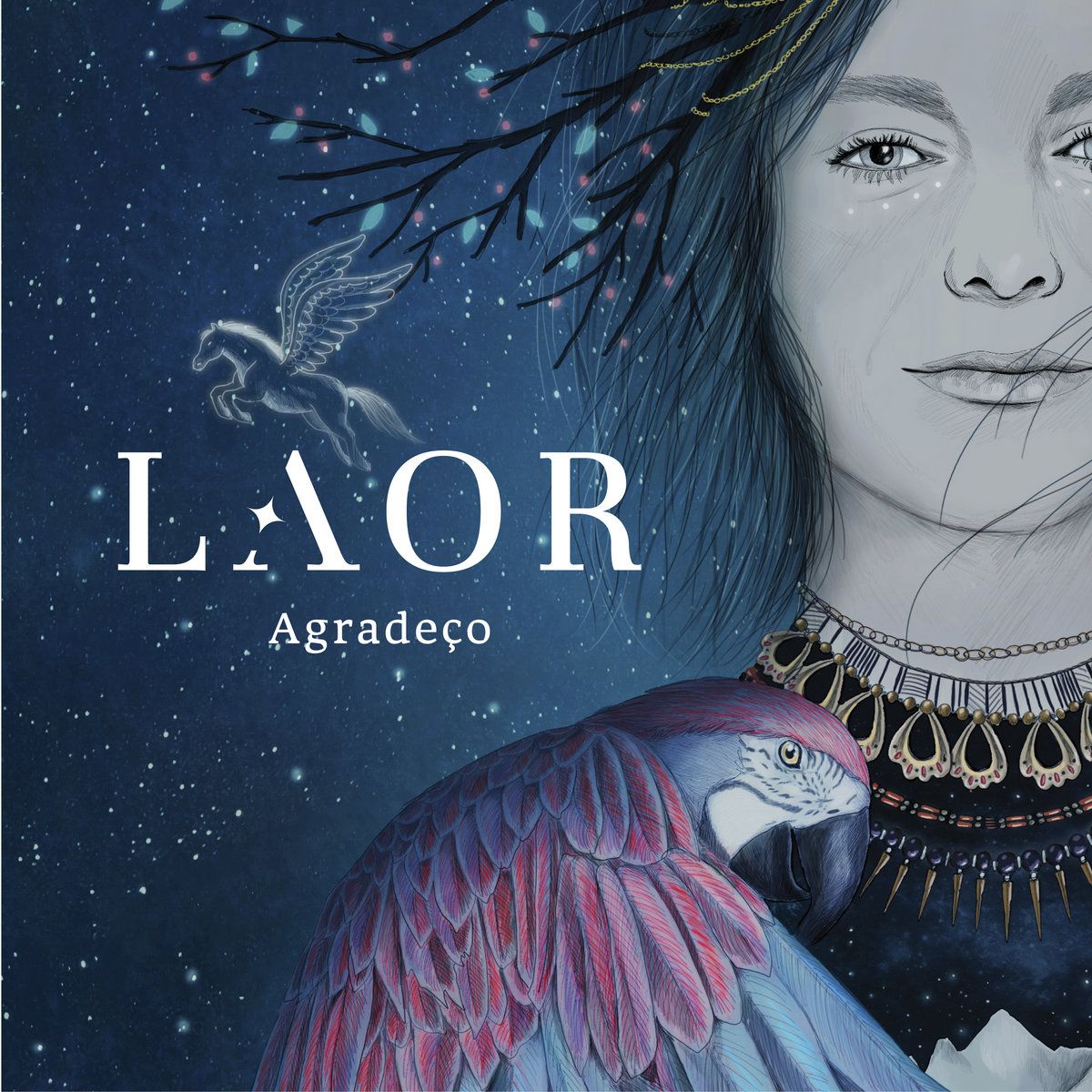 Capa do álbum "Agradeco", de LAOR