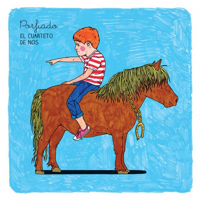 Capa do álbum "Porfiado", de El Cuarteto de Nos