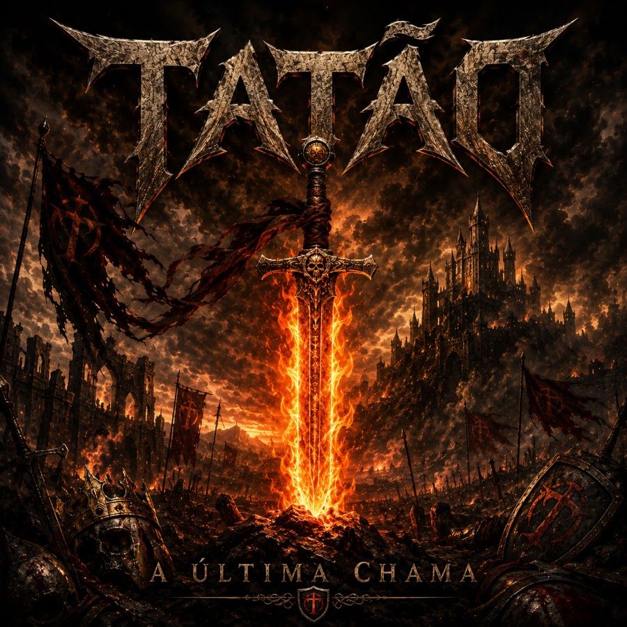 Capa do álbum "A Última Chama", de Tatão