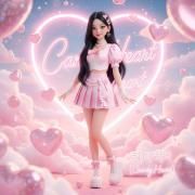 Portada de Sencillo/EP "Candy Heart (캔디 하트)", de JOY MOON