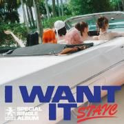 Capa do Single/EP "I WANT IT", de STAYC