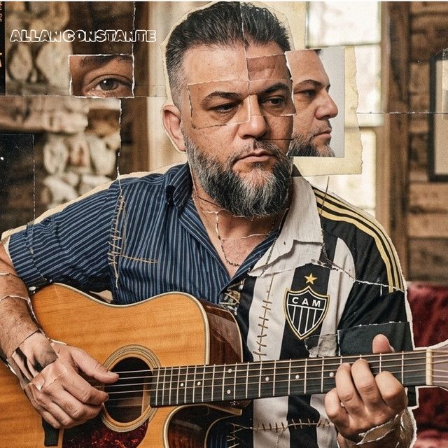 Capa do álbum "Pedaços de Homem", de Allan Constante