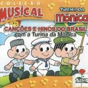 Capa do Álbum "Canções e Hinos do Brasil Com a Turma da Mônica", de Turma da Mônica