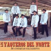 Portada de Álbum "Ando En Busca", de Los Vaqueros Del Norte De Cornelio Villanueva