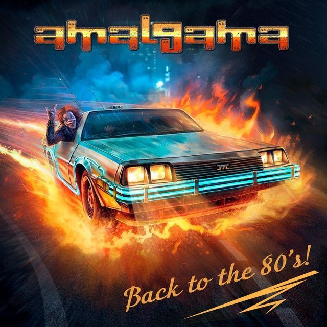 Capa do álbum "Back to the 80'S", de Amalgama (Rússia)