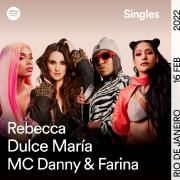 Dulce María é reconhecida na Colômbia por música com Rebecca e Mc Danny