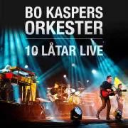 Portada de Álbum "10 Låtar Live", de Bo Kaspers Orkester