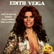 Capa do Single/EP "Amor de Mentira / Garras / Fim de Comédia / Mesa Quadrada", de Edith Veiga