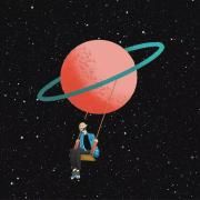 Capa do Álbum "Alien Demais Pra Terra, Humano Demais Pra Outro Lugar", de Às Vezes Eu Queria Ser Outra Pessoa