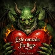 Capa do Single/EP "Este corazón fue tuyo", de LOCURA POÉTICA