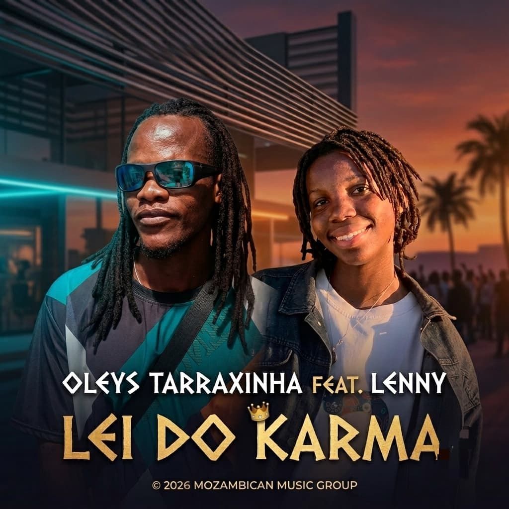 Capa do álbum "Lei Do Karma (feat. LENNY)", de Oleys Tarraxinha