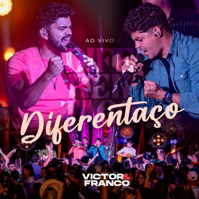 Portada del álbum "Diferentaço ", de Victor e Franco