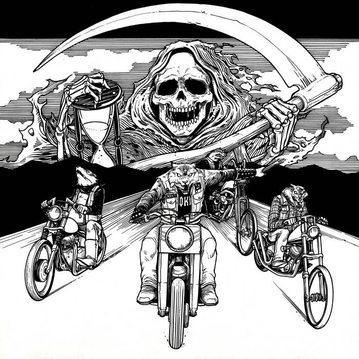 Portada del álbum "Ride With Death", de SPEEDWOLF
