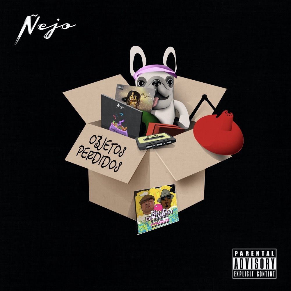 Capa do álbum "Objetos Perdidos", de Ñejo