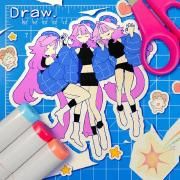 Capa do Single/EP "Draw.", de Raora Panthera
