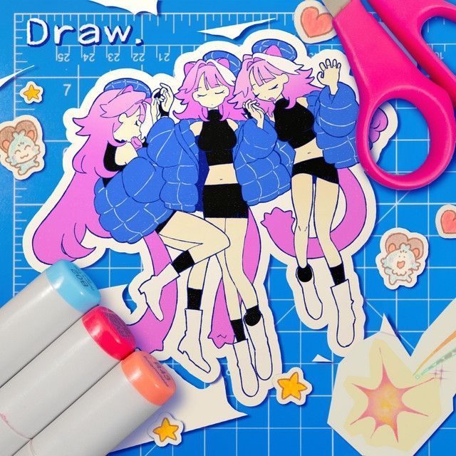 Capa do álbum "Draw.", de Raora Panthera
