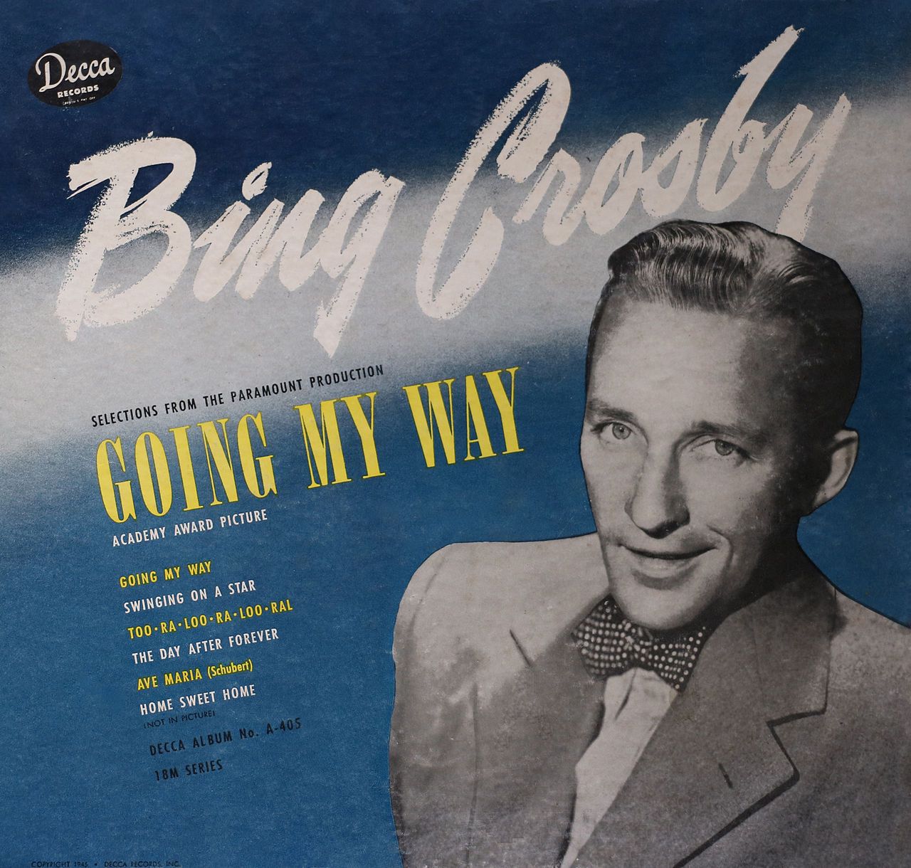 Going My Way - Bing Crosby | Cifra Club